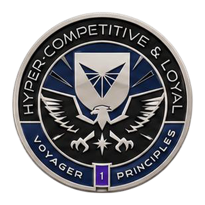 Challenge coin for Hyper-Competitive and Loyal