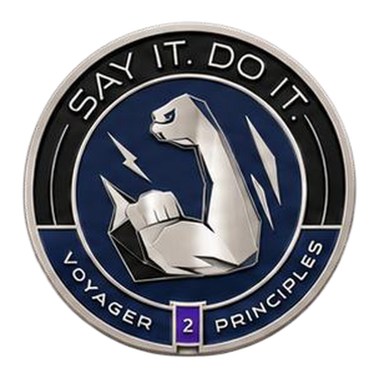 Challenge coin for Say It. Do It.