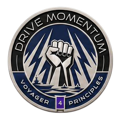 Challenge coin for Drive Momentum
