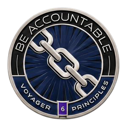 Challenge coin for Be Accountable